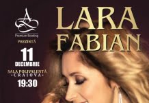 Lara Fabian va straluci intr-un nou concert pe scena Salii Polivalente din Craiova