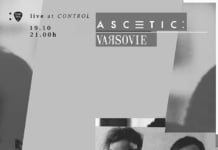 Pe 19 octombrie concert ASCETIC / VARSOVIE live in club Control