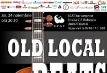 Concert: Old Local Beats joi, 24 noiembrie, ora 20:30 @BEAT bar umanist
