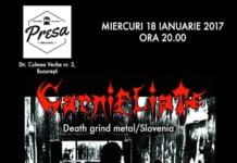 Carnifliate – death grind sloven in premiera la Bucuresti