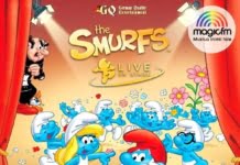 “Smurfs Live On Stage”. Piticutii albastri sparg gheata pentru prichindei, din februarie