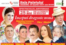 “Incepui dragoste noua” – Spectacol aniversar. O distributie de aur pentru sufletele romanilor!