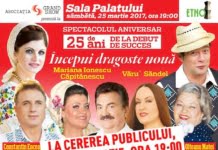 La cererea publicului, al doilea spectacol “Incepui dragoste noua” – 25 si 26 martie, Sala Palatului