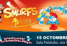 Strumfii, un live cinema la Sala Palatului