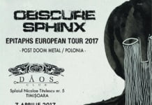 Programul concertului Obscure Sphinx de vineri, din Timisoara