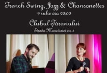 Jazz si chansonete frantuzesti pe 9 iulie, la Clubul Țăranului