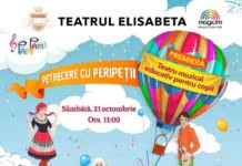 PAM PAM – teatru muzical educativ pentru copii te invita la spectacolul “Petrecere cu peripetii”
