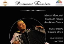Restaurantul Elisabeta va invita sa gustati bucate alese, completate de muzica lautareasca si jazz clasic