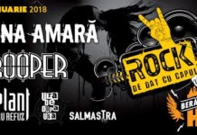 Vineri 5 Ianuarie, Luna Amară cantă la Berăria H. din București