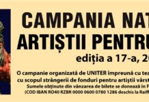 CAMPANIA NAŢIONALĂ “ARTIŞTII PENTRU ARTIŞTI”, 2018