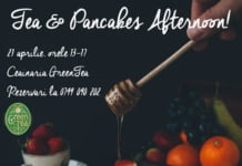 Tea & Pancakes Afternoon! – 21 aprilie, orele 13-17, @Ceainaria GreenTea