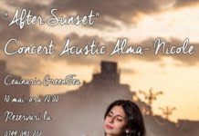 AFTER Sunset – Concert Acustic Alma – Nicole, 10 mai, ora 20:00, la Ceainăria GreenTea