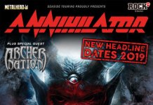 Archer Nation vor deschide concertul Annihilator