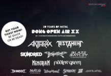 Dirty Shirt va susține un recital în cadrul Dong Open Air, alături de Anthrax, Testament, Skindred și Myrath