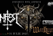 Concert Infest, Crimena & Warhymn pe 31 iulie in Club Quantic