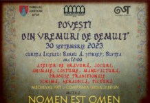 EVENIMENT MEDIEVAL. “POVESTI DIN VREMURI DE DEMULT”
