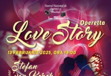 Tenorul Ştefan von Korch dezvăluie toate faţetele iubirii în concertul “Love Story” pe 13 februarie la Teatrul Naţional de Operetă şi Musical “Ion Dacian”
