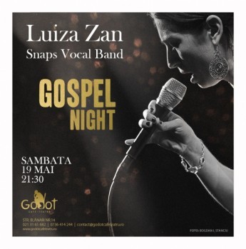 Concert Luiza Zan şi Snaps Vocal Band la Godot Cafe-Teatru Bucureşti