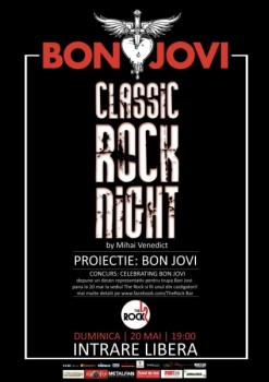 Classic Rock Night cu Bon Jovi în The Rock Bar din Iaşi