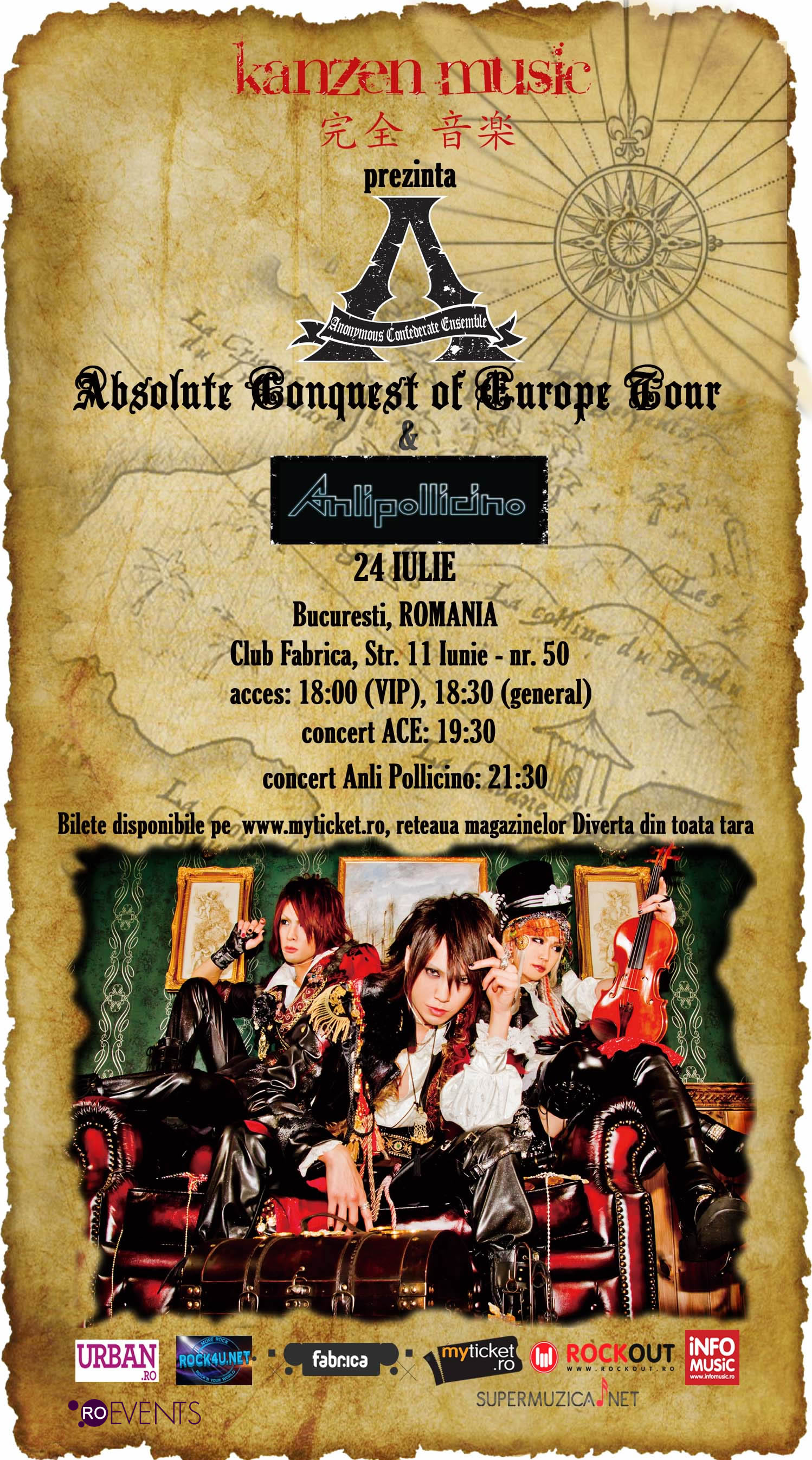 ACE & Anli Pollicino Concert Jrock Bucuresti