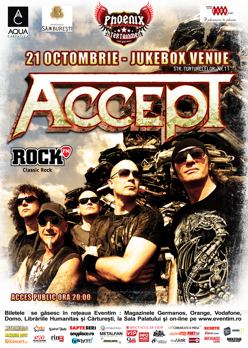 ACCEPT concerteaza in toamna la Jukebox Venue