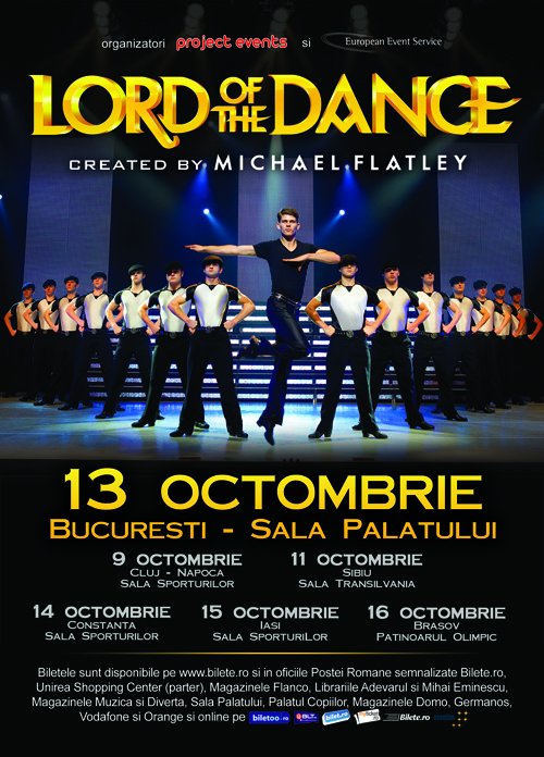 „Lord Of The Dance”/Bucuresti: o prima categorie de bilete epuizata!