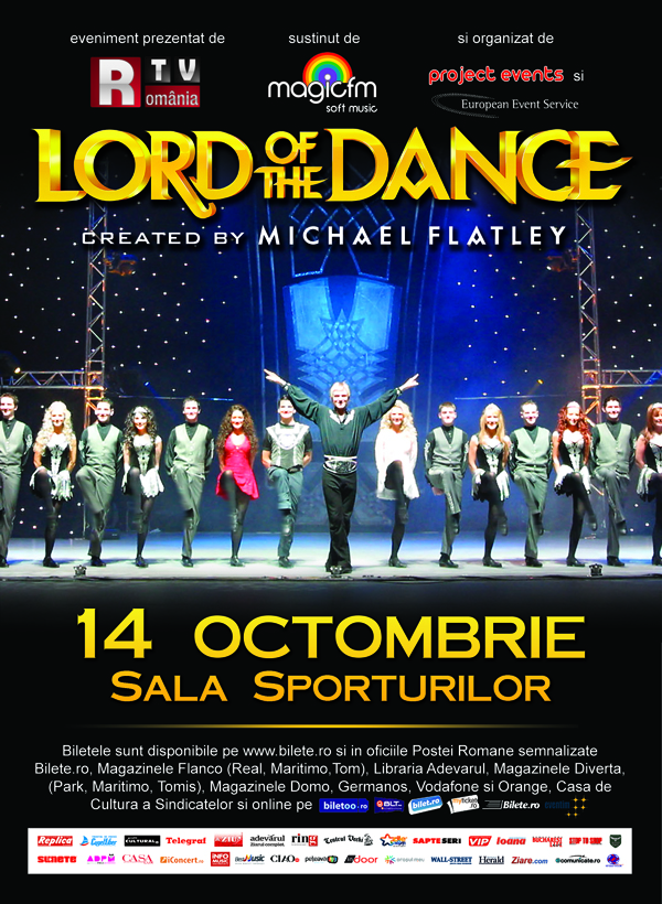 Biletele pentru spectacolul LORD OF THE DANCE de la Constanta, la un pas de epuizare!