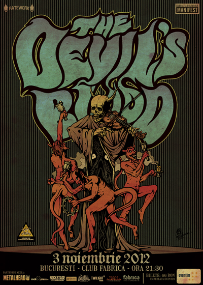The Devil`s Blood concert la Bucuresti