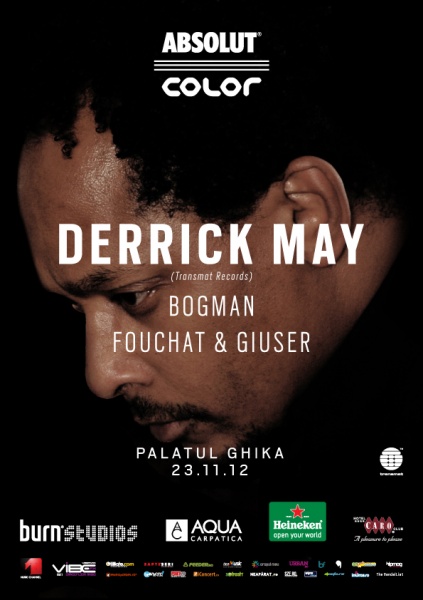 Derrick May la Palatul Ghika din Bucureşti