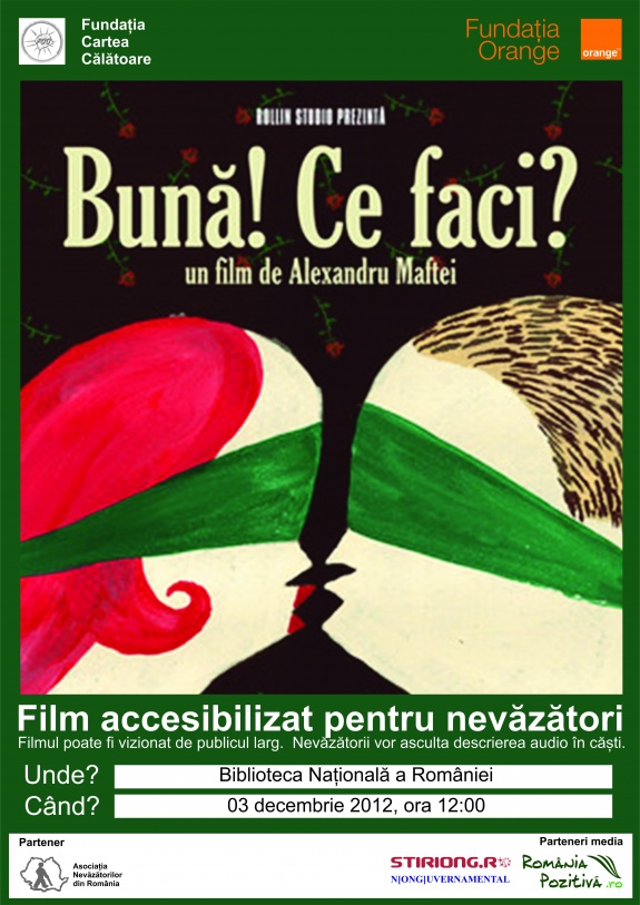 Caravană cinematografică pentru…NEVĂZĂTORI!