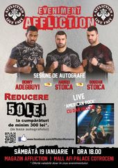 Luptatorii K1 dau autografe la concertul Dan Helciug din Magazinul Afflicion AFI Palace