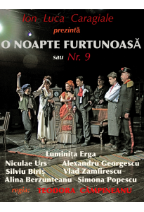 O Noapte Furtunoasa – Luni 11 Februarie, 2013, Ora 19:30 – TEATRUL TINERETULUI (Palatul Copiilor)