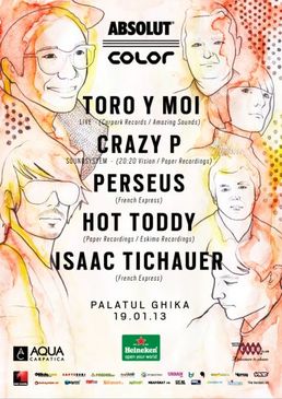 Petrecere electronica: Toro y Moi, Crazy P, Perseus