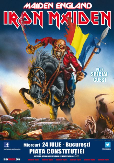 Iron Maiden, Rammstein şi Sting vin în România, în iulie