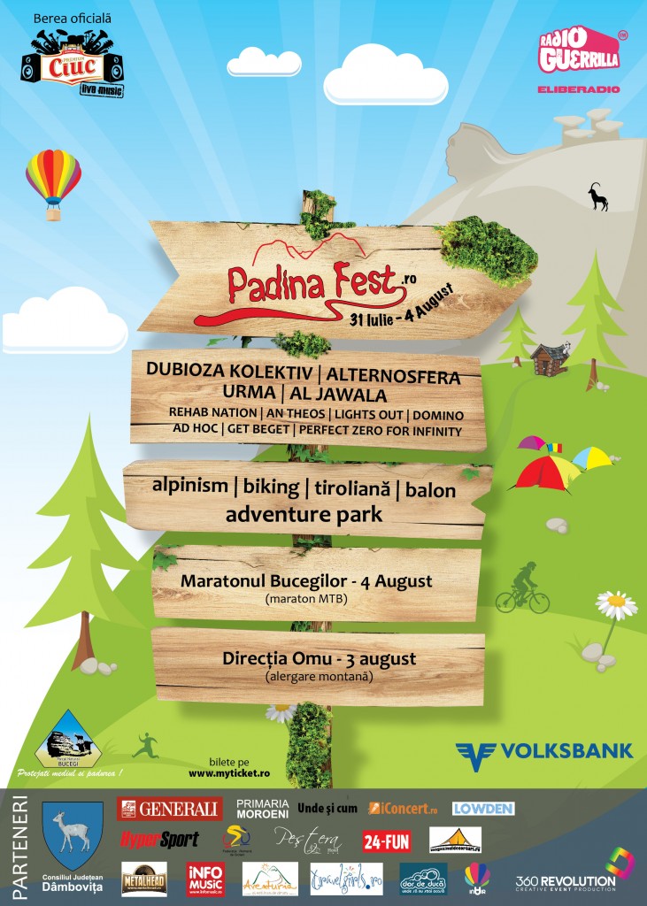 Muzica buna, ecologie si aventura la Padina Fest