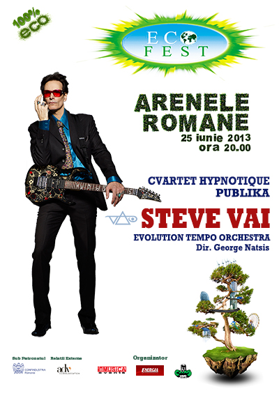Trupa Publika in deschidere la concertul Steve Vai