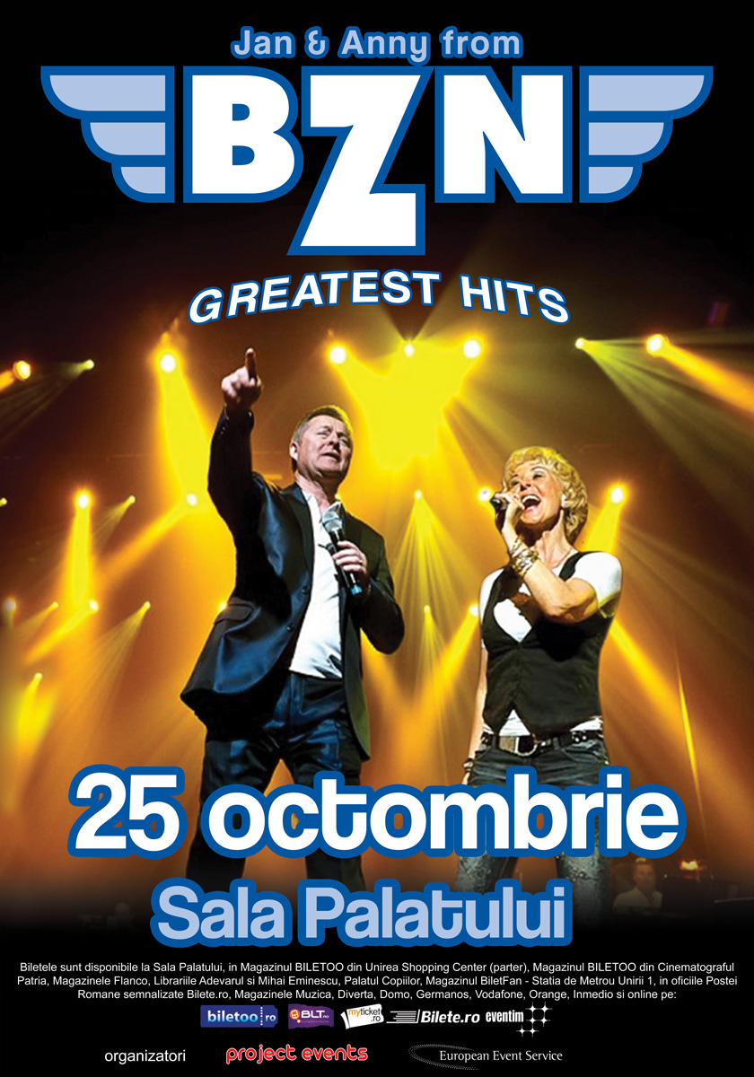 S-au pus in vanzare biletele pentru concertul BZN bzn concert octombrie 2013sala palatului