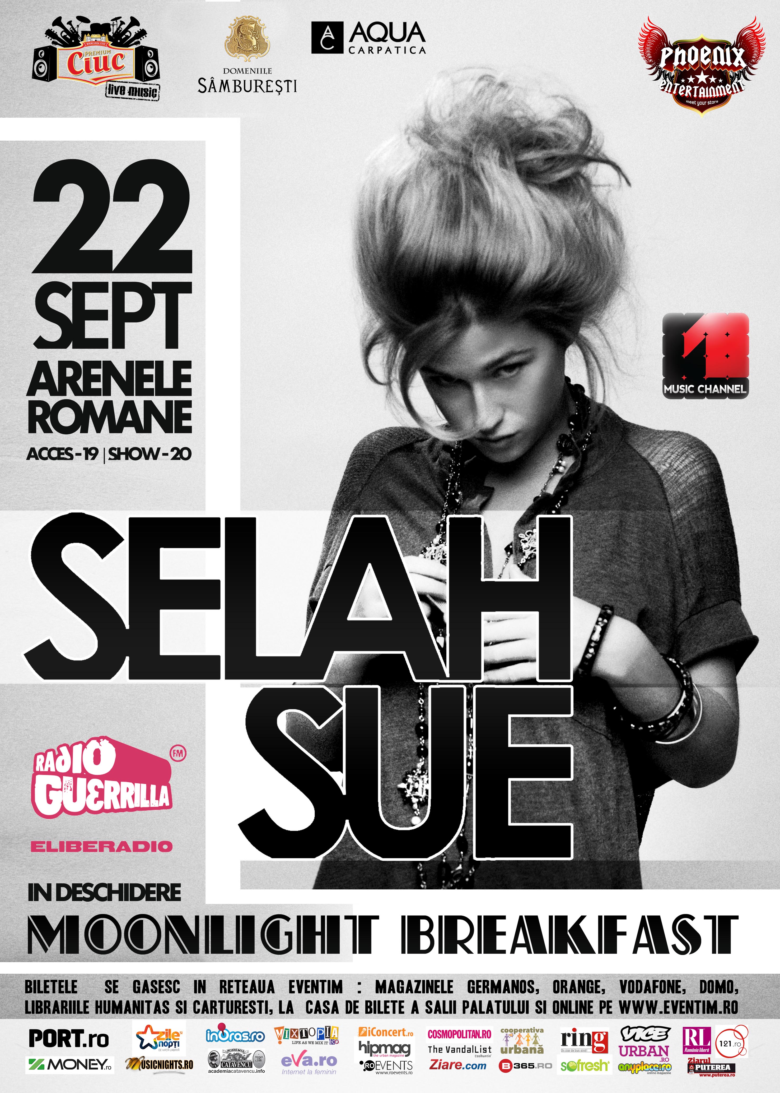 Moonlight Breakfast în deschidere la Selah Sue selah sue arenele romane