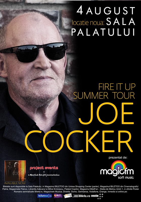 O categorie de bilete epuizata la Concert JOE COCKER!