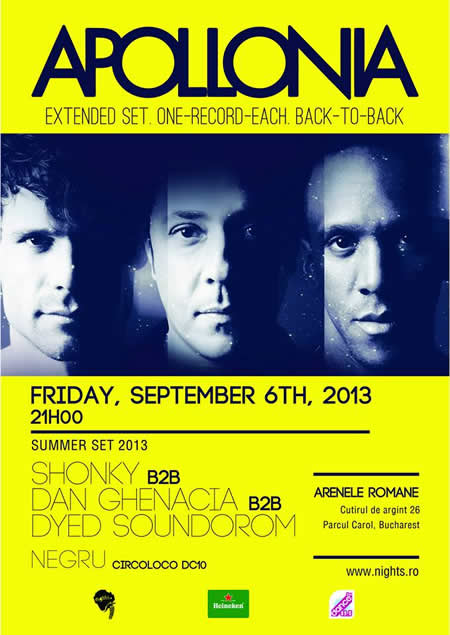 Summer Set 2013: Apollonia, Negru @ Arenele Romane Summer set 2013
