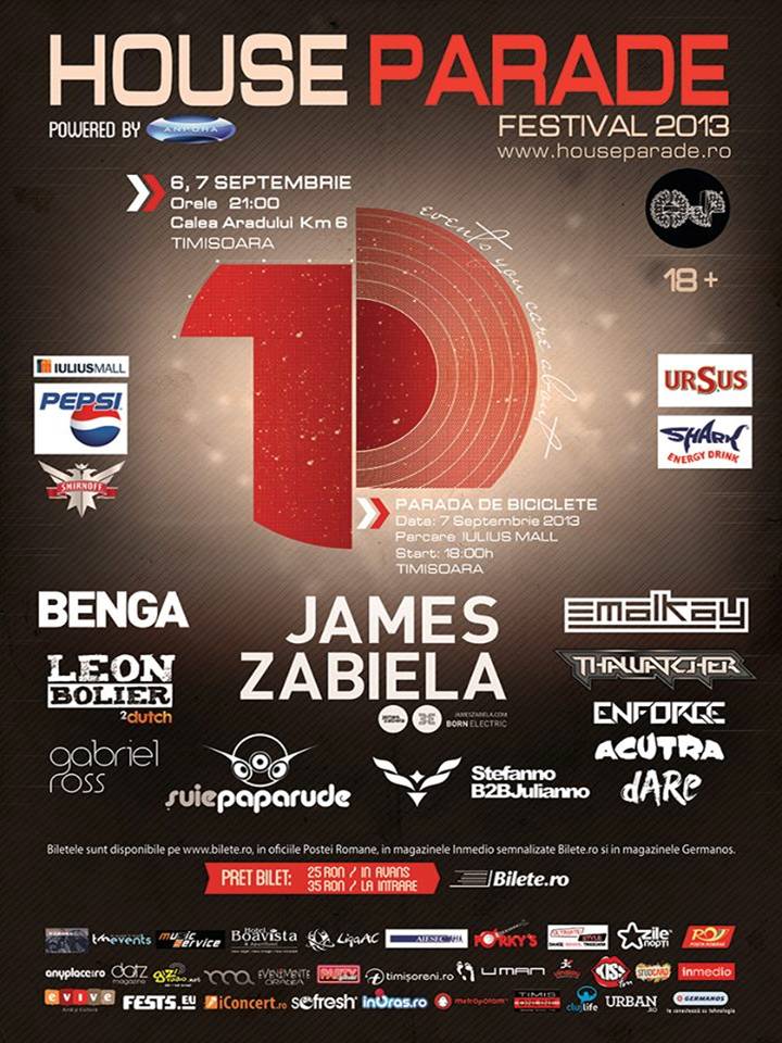 Modalitate inedită de promovare a festivalului House Parade house-parade-festival-2013-timisoara