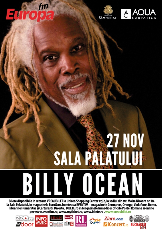 UPDATE: Concert amanat-Starul britanic BILLY OCEAN concerteaza in aceasta toamna la Bucuresti