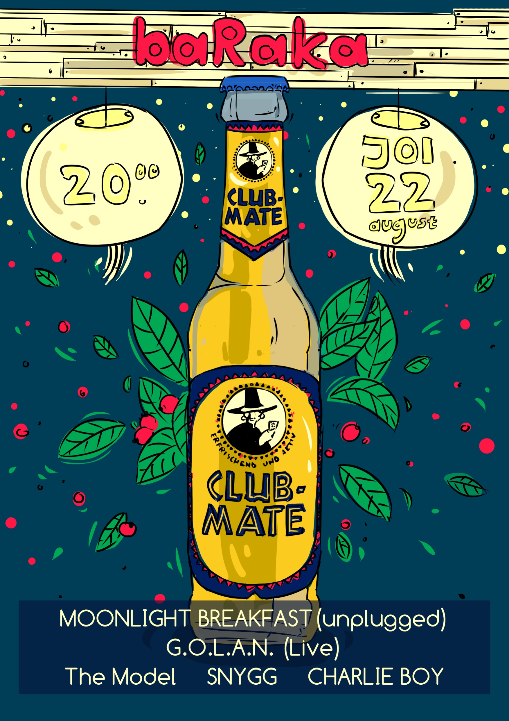 New drink in town – Club Mate Launch Party o noua bautura: club mate in baraka
