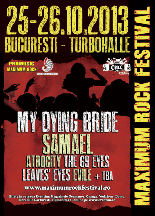 MAXIMUM ROCK FESTIVAL – 25-26 octombrie 2013