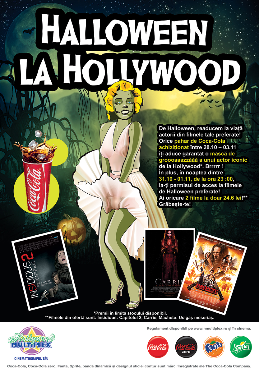 De Halloween combini 2 filme la doar 24,6 lei. La Hollywood Multiplex!