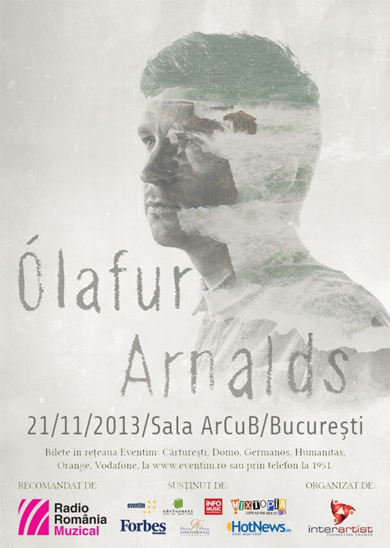 Ultimele bilete disponibile pentru concertul lui Olafur Arnalds de la Bucuresti