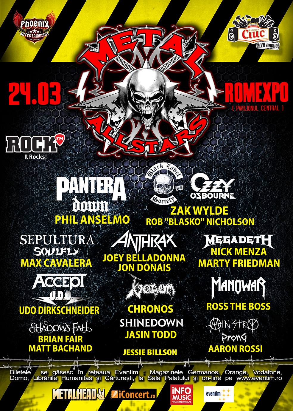 Metal All Stars, în premieră în România!