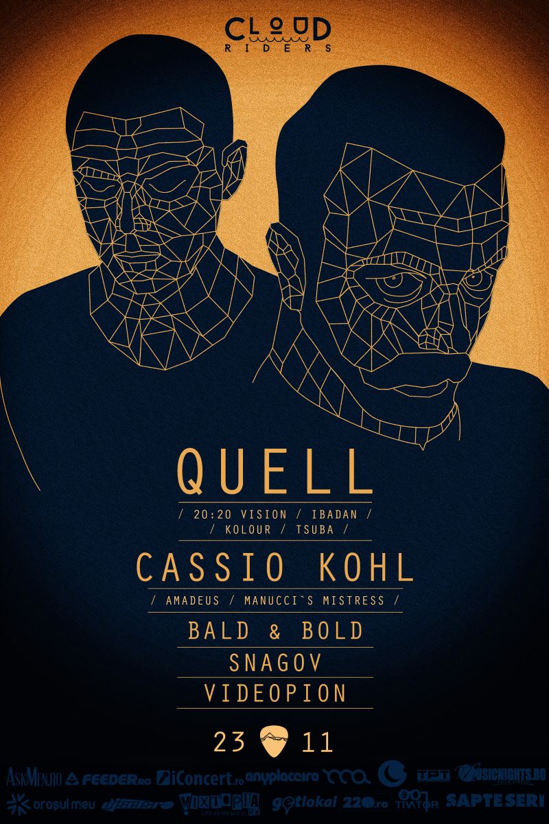 Cloud Riders – CR pres Quell & Cassio Kohl pe 23 noiembrie la Control Club