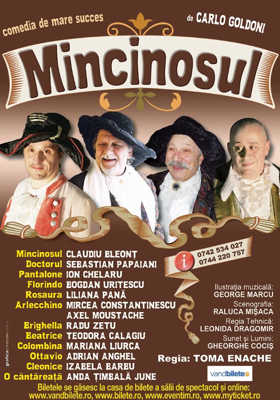 “Mincinosul” – ultima reprezentaţie Teatrul de Comedie