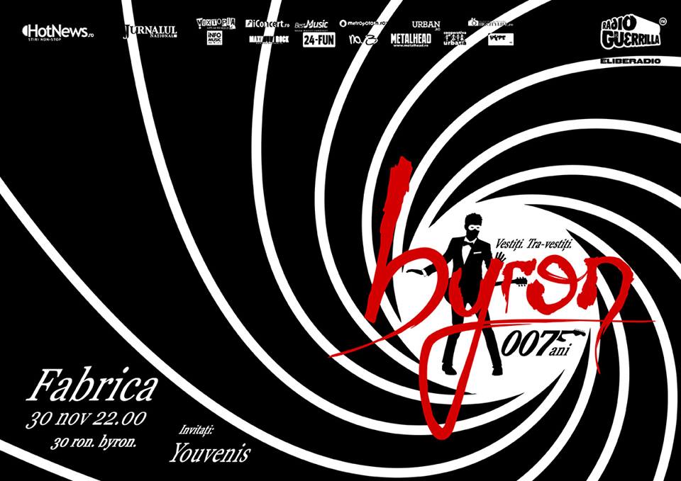 Aniversare byron 7 ani la Fabrica. In deschidere-Youvenis band